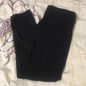 Plain black leggings